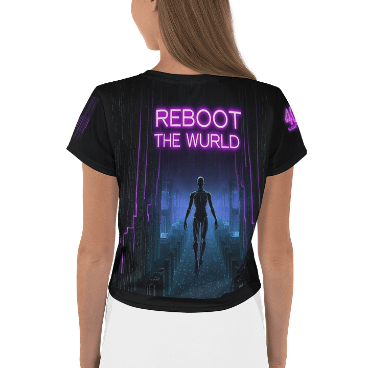 Delete Humanity Crop Graphic Tee product image (2)