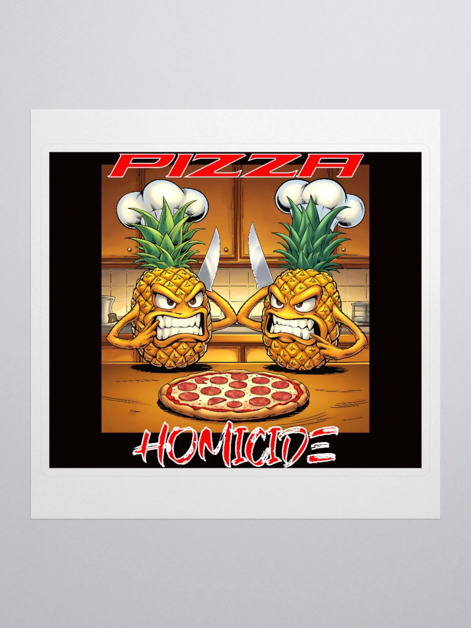 Pizza Homicide Sticker product image (1)