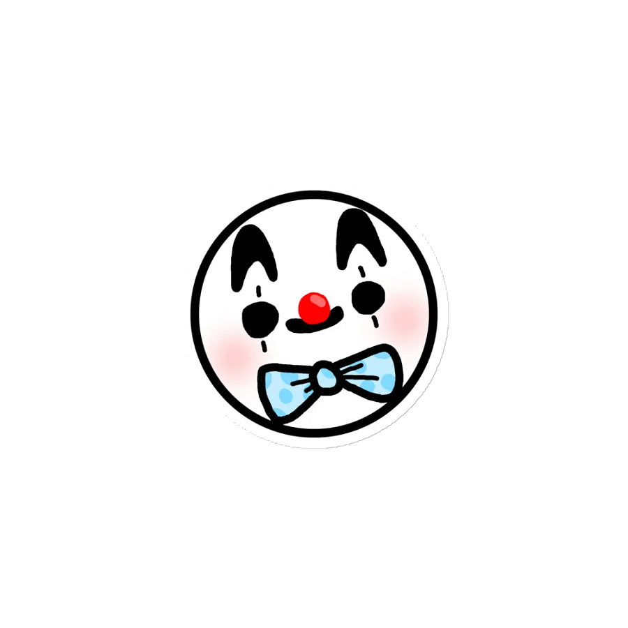 Big Guy Clown Die-Cut Magnet product image (1)