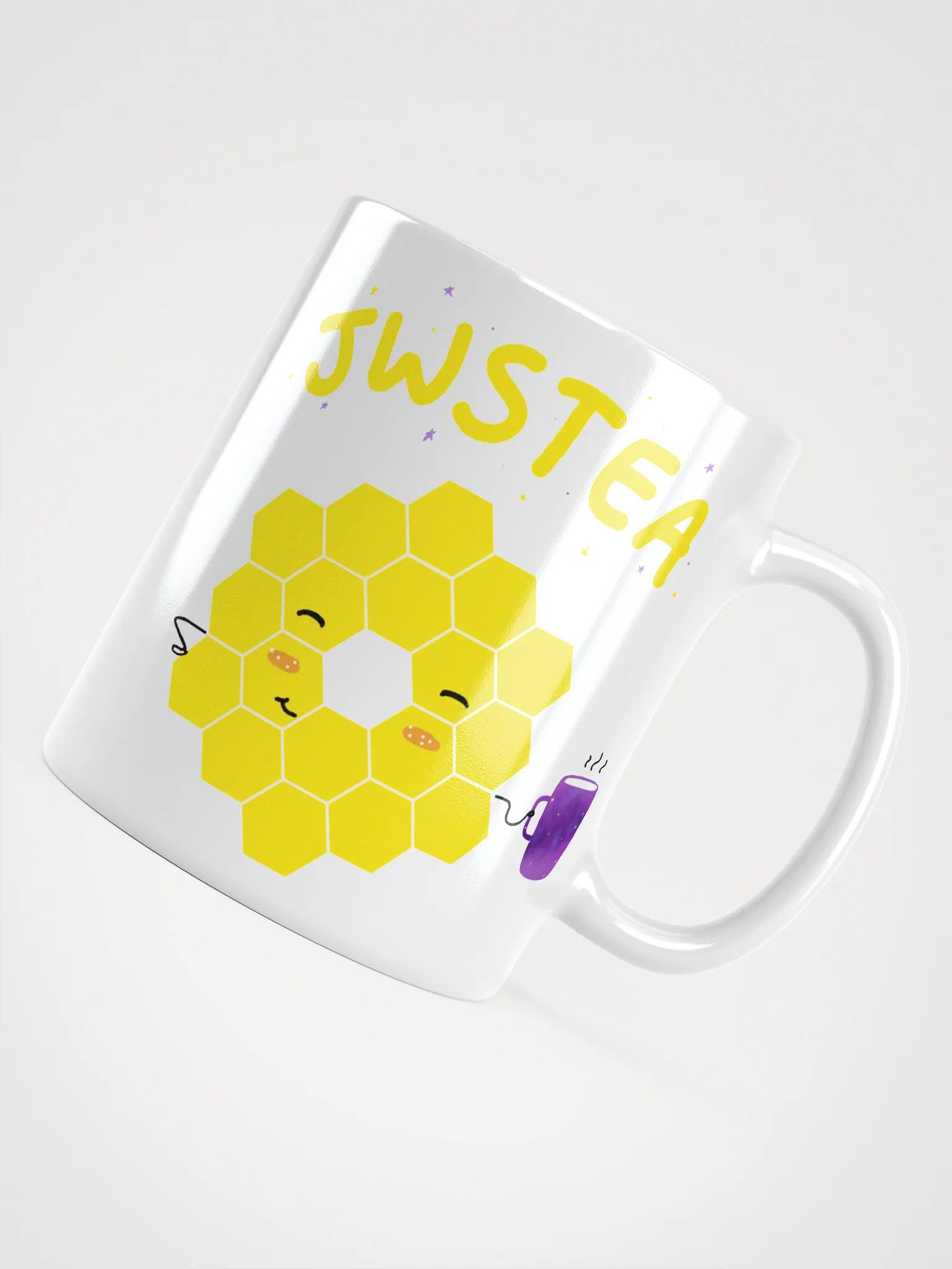 JWSTea Face White Mug product image (4)