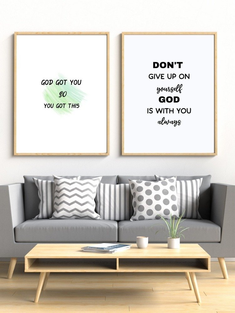 Christian Motivation Printable Wall Art. product image (1)
