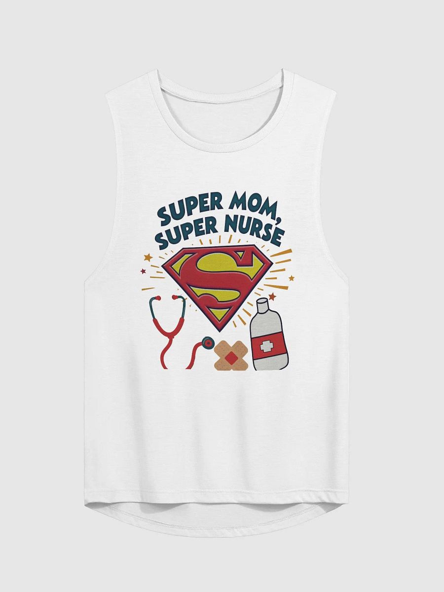 Super Mom, Super Nurse Flowy Muscle Tank product image (4)