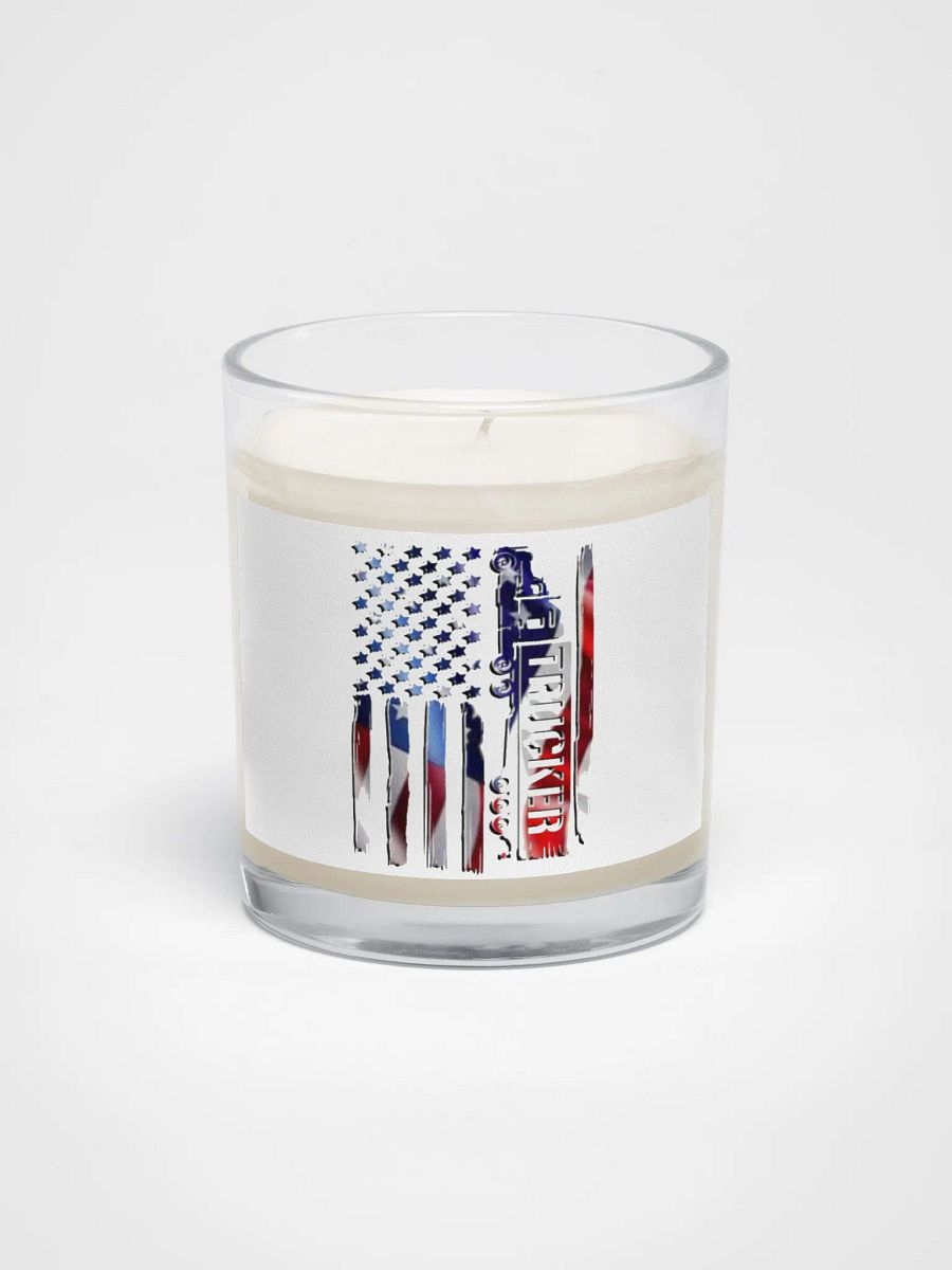 Patriotic Trucker Soy Wax Candle product image (1)