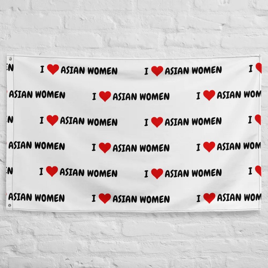 I <3 ASIAN WOMEN Flag product image (10)