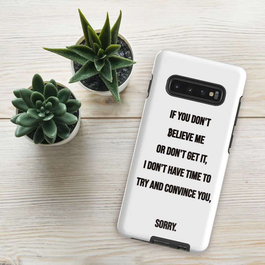 SATOSHI Quote - Samsung Hard Case product image (49)