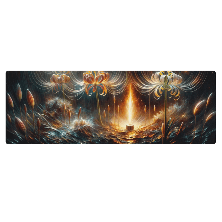 Yoga Mat: Luminous Petal Dreamscape product image (1)