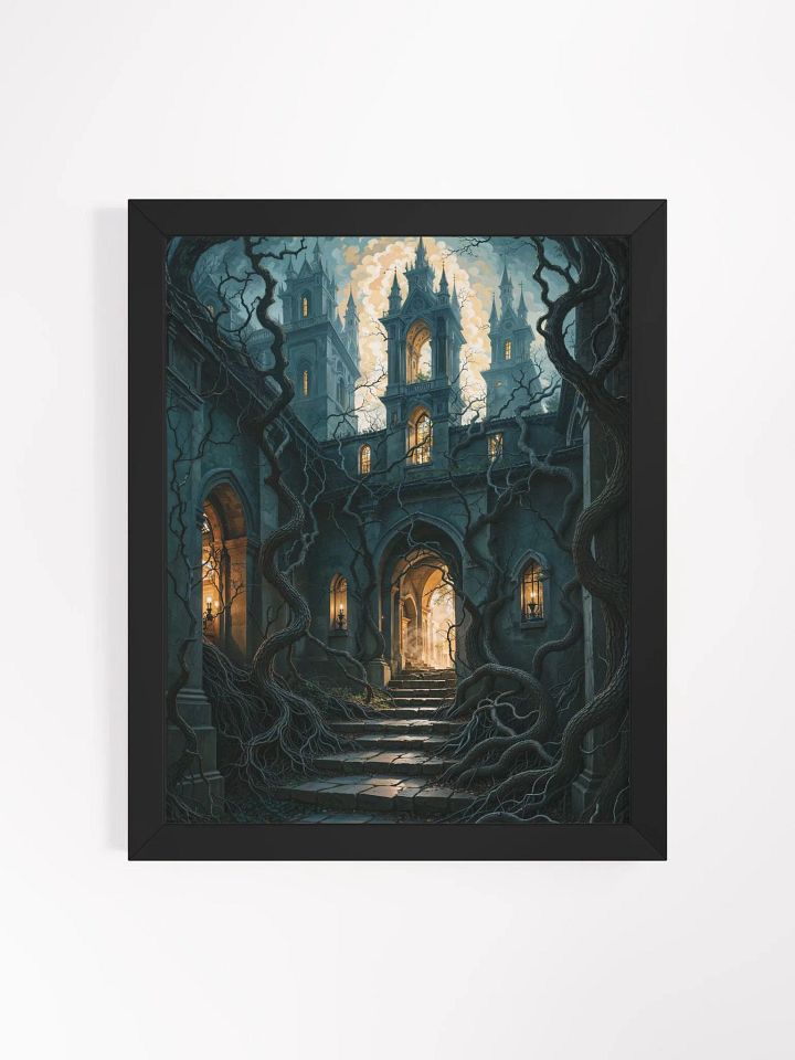 Moonlit Gothic Castle Framed Print product image (2)