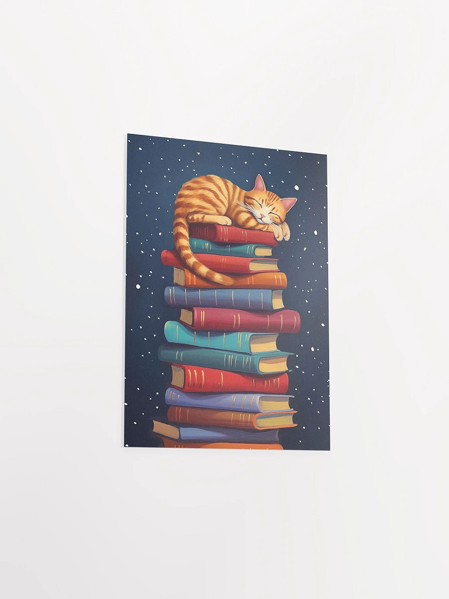 Things I Love - Cats & Books Matte Poster product image (3)
