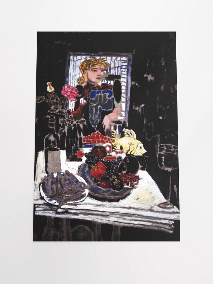 Still Life on White Table (aka Helga) (1987) print product image (2)