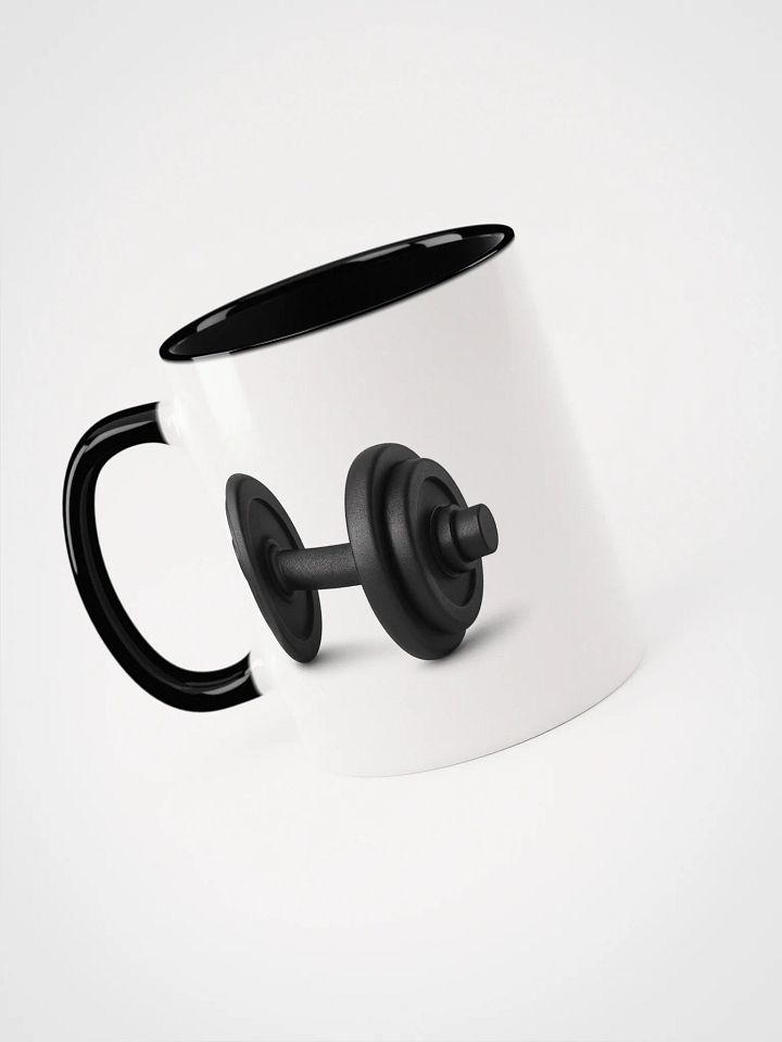 Grip & Sip Black Dumbbell Mug product image (1)