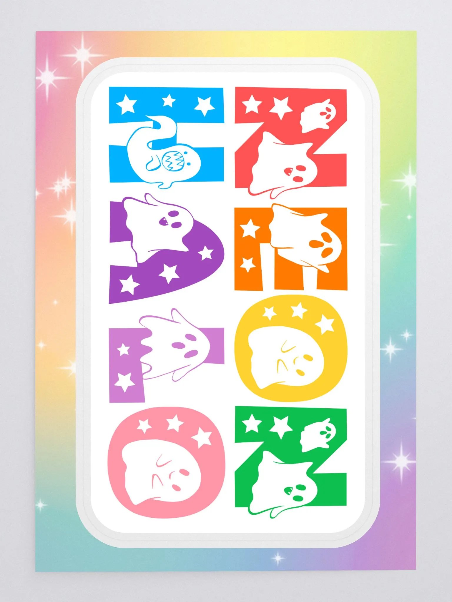 Ghostly Halo Sticker product image (3)