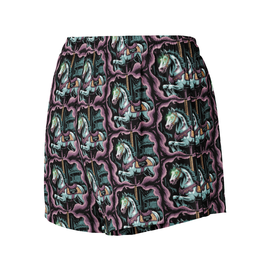 Midnight Veil Designs - Gothic "Haunted Carousel" All-Over Print Women's Pyjama Shorts product image (3)