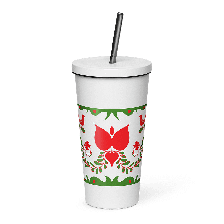 Hungarian Folk Art Paradise Insulated Tumbler product image (1)