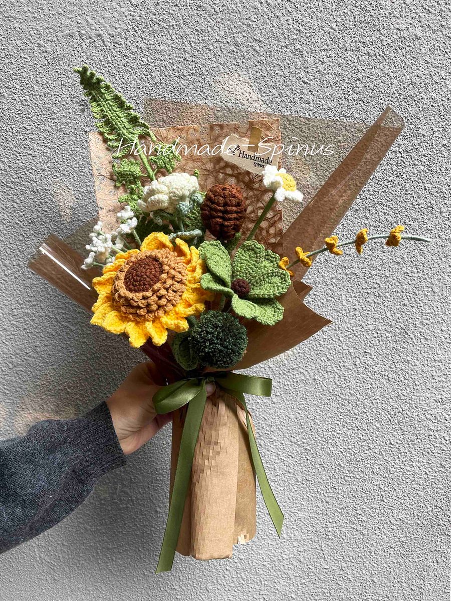 Autumn Psalms Crochet Knit Bouquet product image (3)