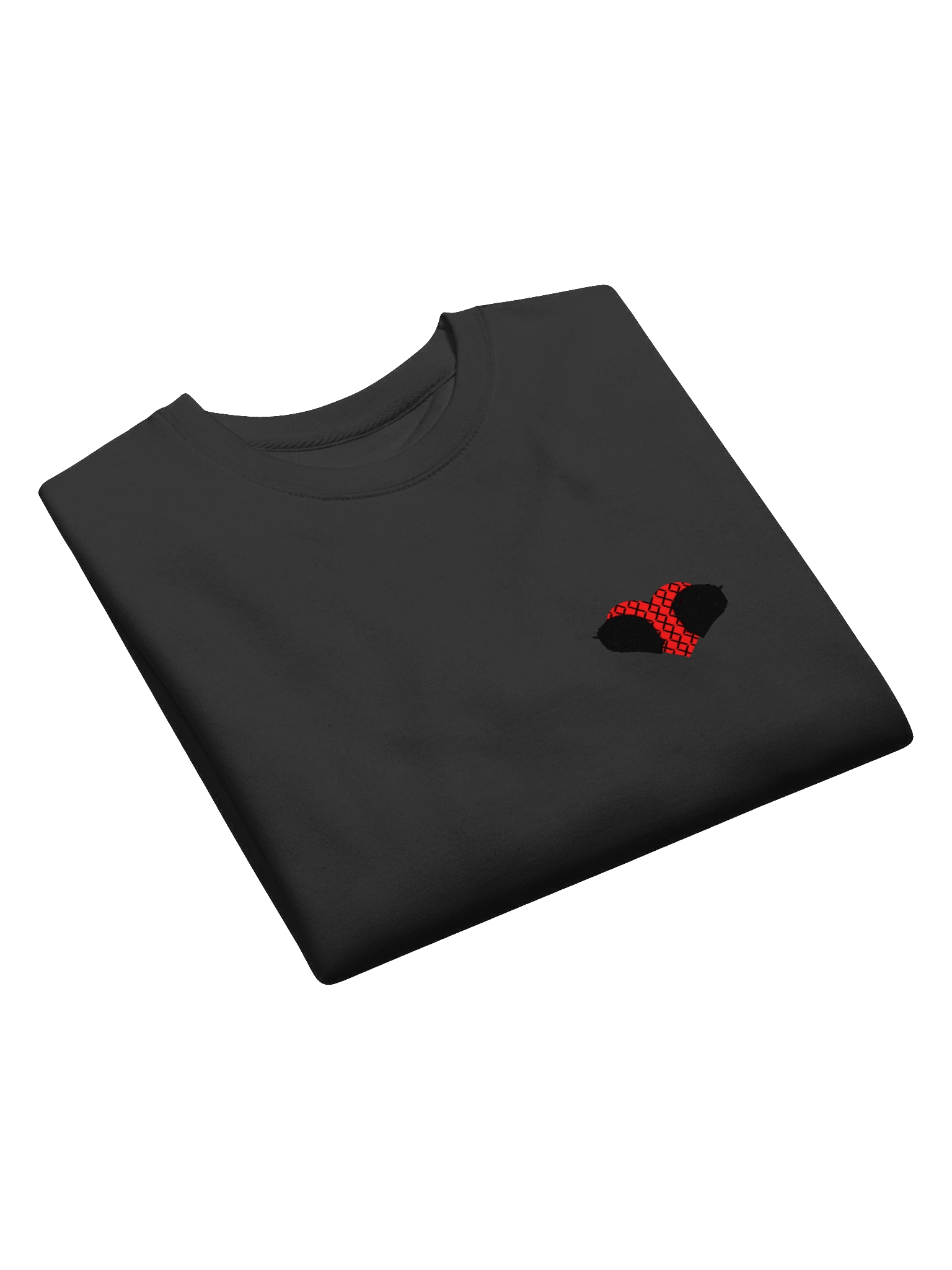Matching Road Helmet Heart (Black-Right) | Crewneck product image (3)