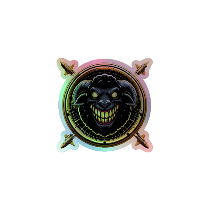 Black Sheep Holographic Sticker product image (1)