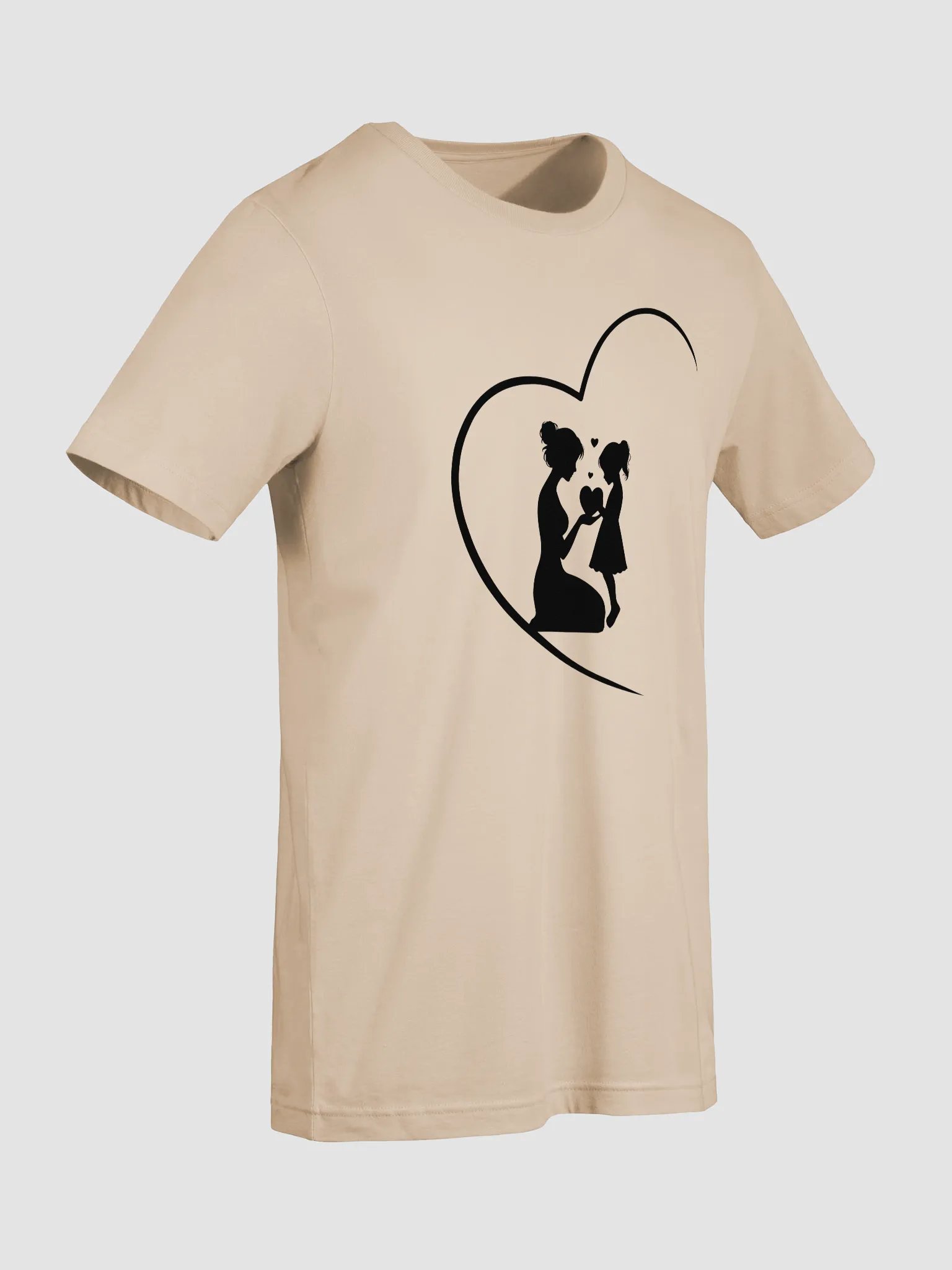 Mother & Daughter Silhouette Tee | Bella+Canvas Unisex Shirt | Limited Mother’s Day Edition product image (69)