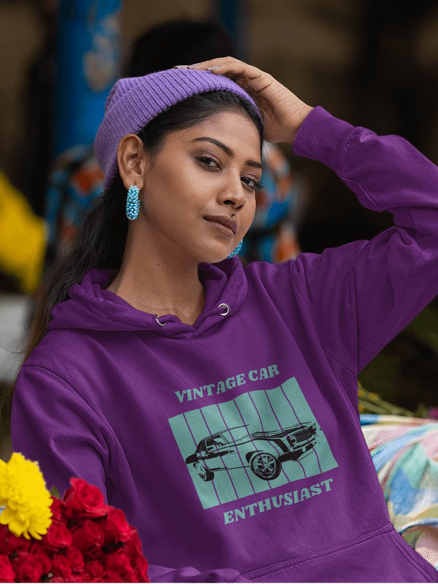 Vintage Car Enthusiast Unisex Hoodie product image (1)