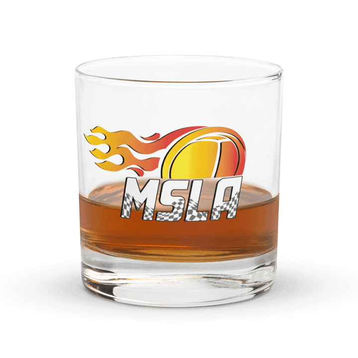 MSLA Logo Rocks Glass product image (1)