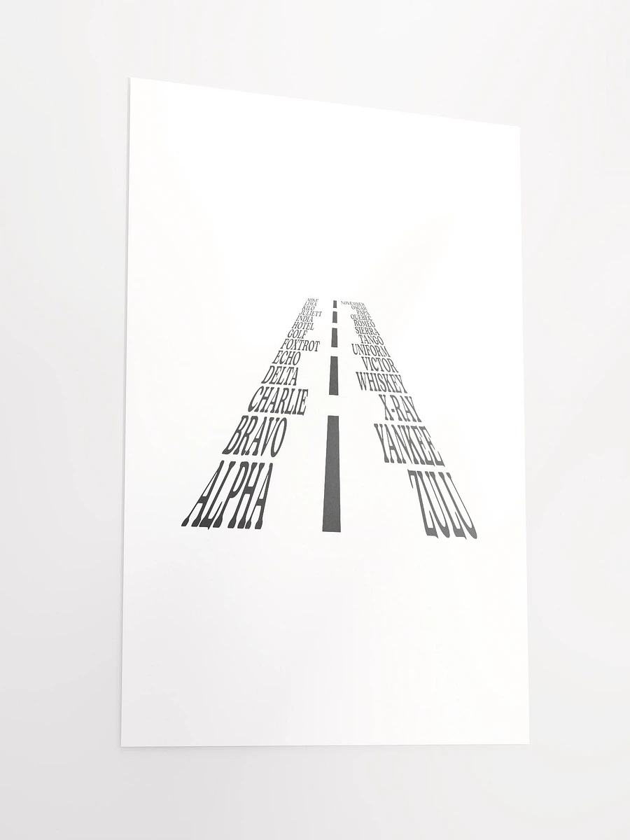 The Aviation Alphabet Runway Poster product image (3)