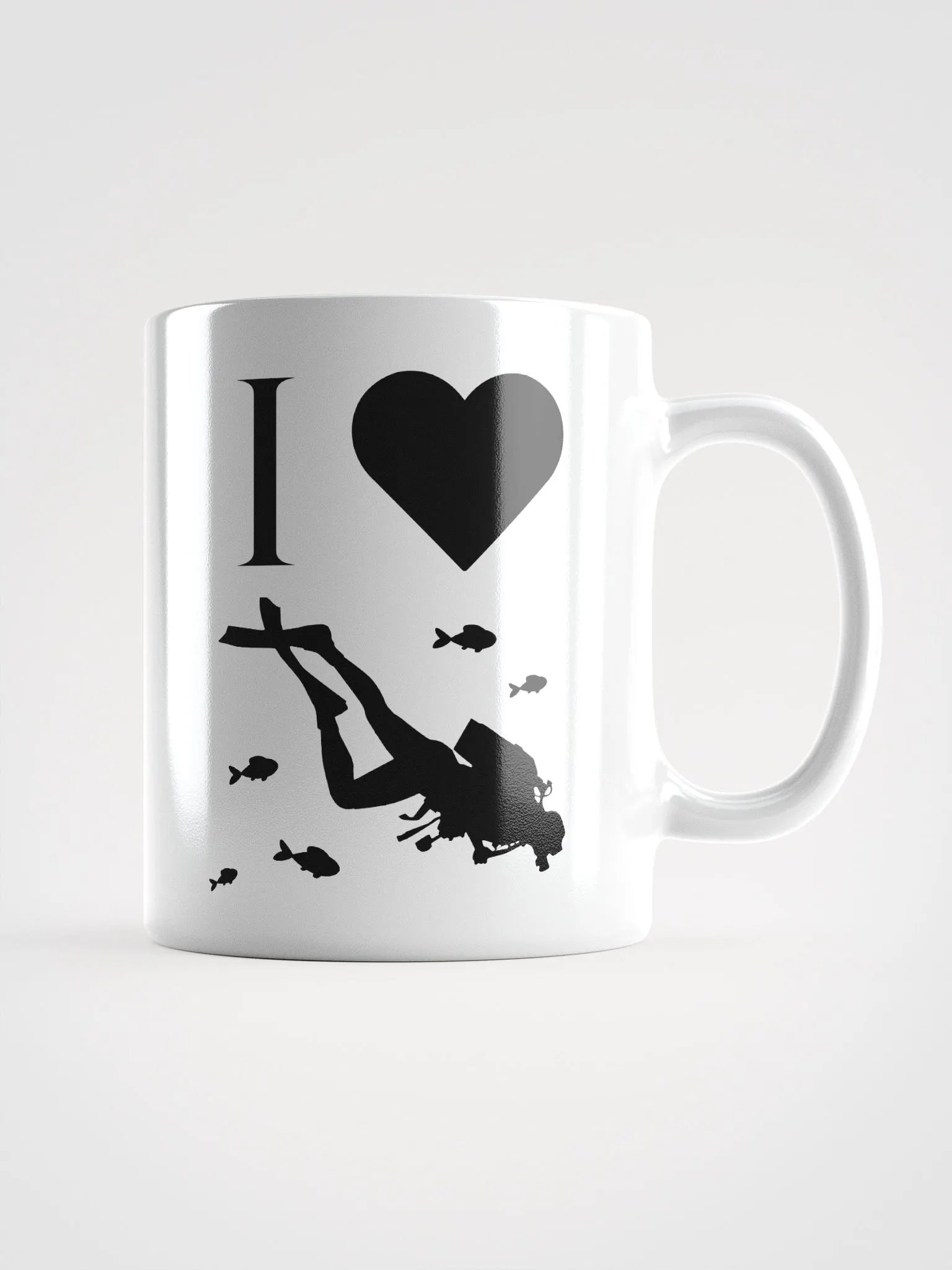I ❤️ Scuba Diving Mug product image (1)