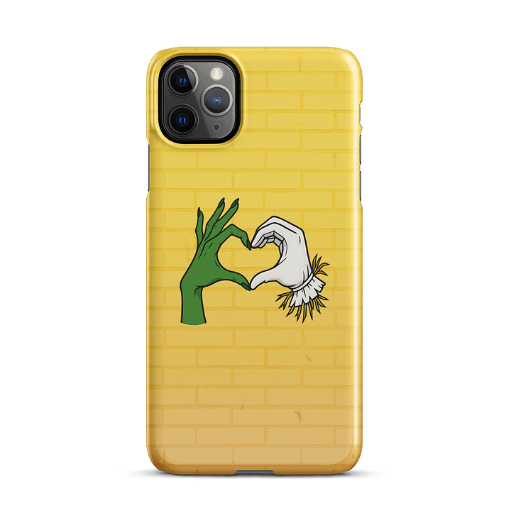 Wicked iPhone Case – Fiyero & Elphaba Heart Hands – Broadway Ship Art product image (2)