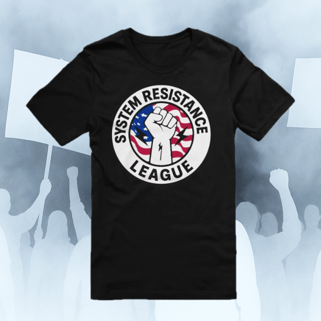 System Resistance League Emblem T-Shirt product image (1)