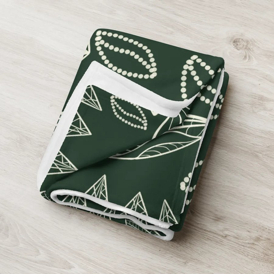 El Yunque Brew Bliss: Abstract Coffee Bean Tribal Pattern product image (18)