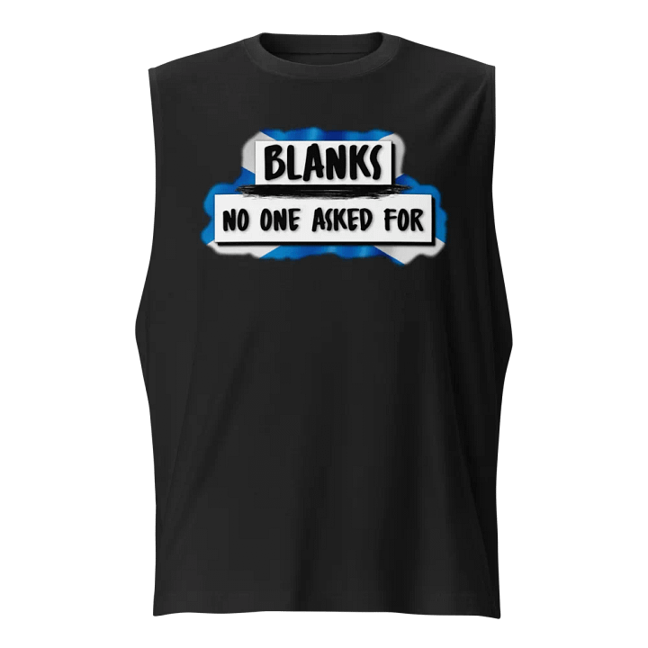 BLANKS Scotland Logo Muscle Tank product image (1)