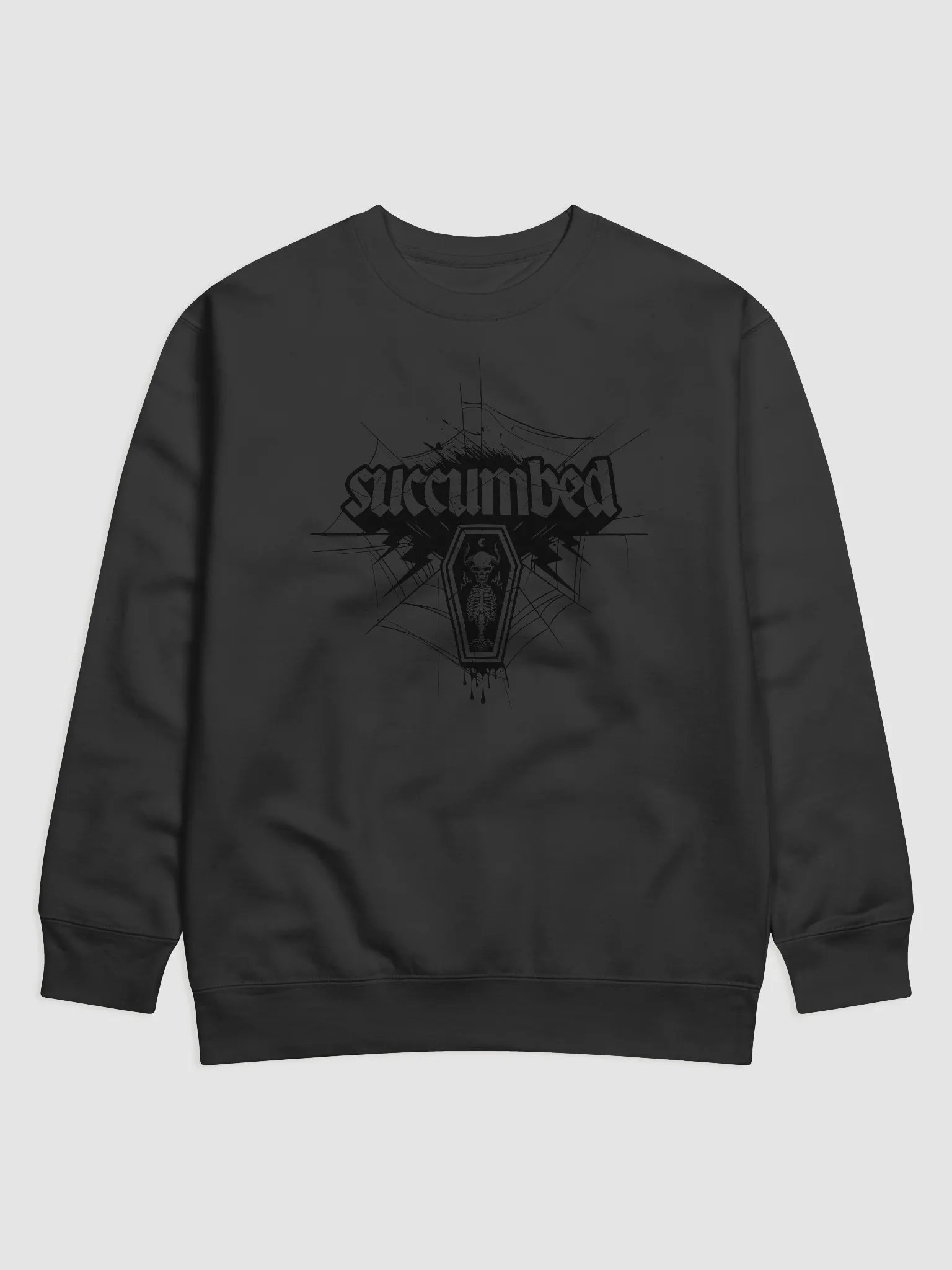 Succumbed Web Coffin Sweaat Shirt product image (1)