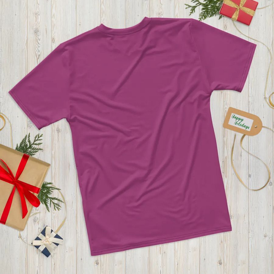 Plain Plum Purple True Summer Men's Crewneck Polyester Heavyweight Premium T-Shirt by Treasure Pie product image (12)