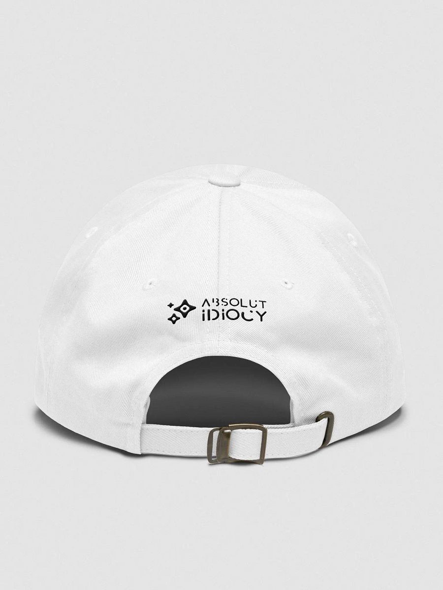 Absolut Idiocy Dad Hat - F✨ck Generative AI (Black Logotype) product image (2)