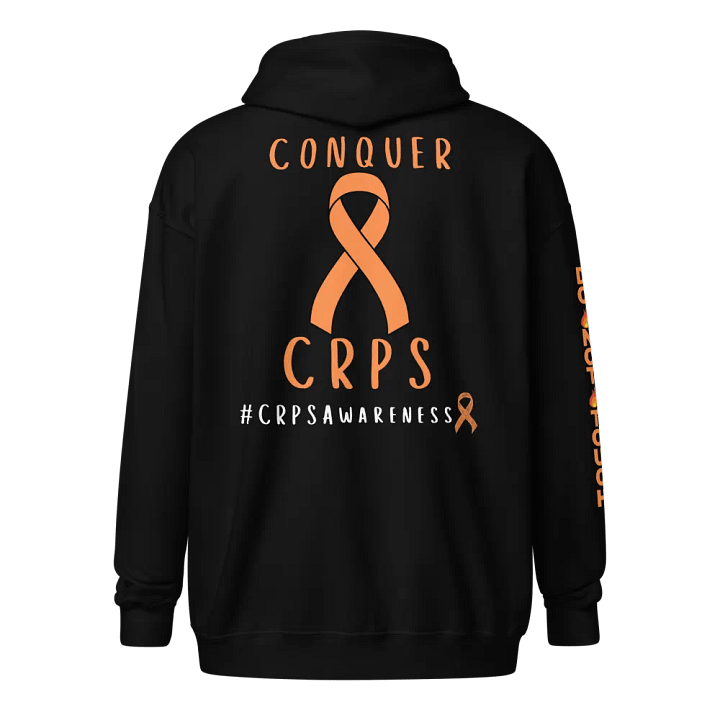 Do Not Touch RIGHT Arm Classic Conquer CRPS Zip Hoodie product image (2)