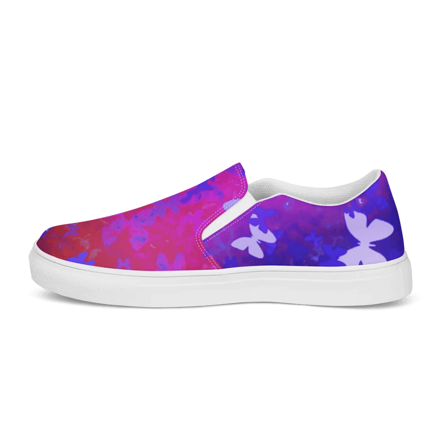 Butterfly night slip on canvas shoes product image (7)