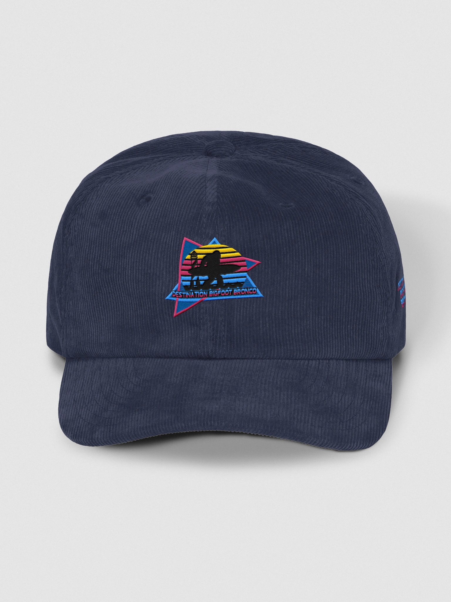 Destination Bigfoot Bronco Corduroy Retro-Inspired Dad Hat (Multiple Colors Available) product image (3)