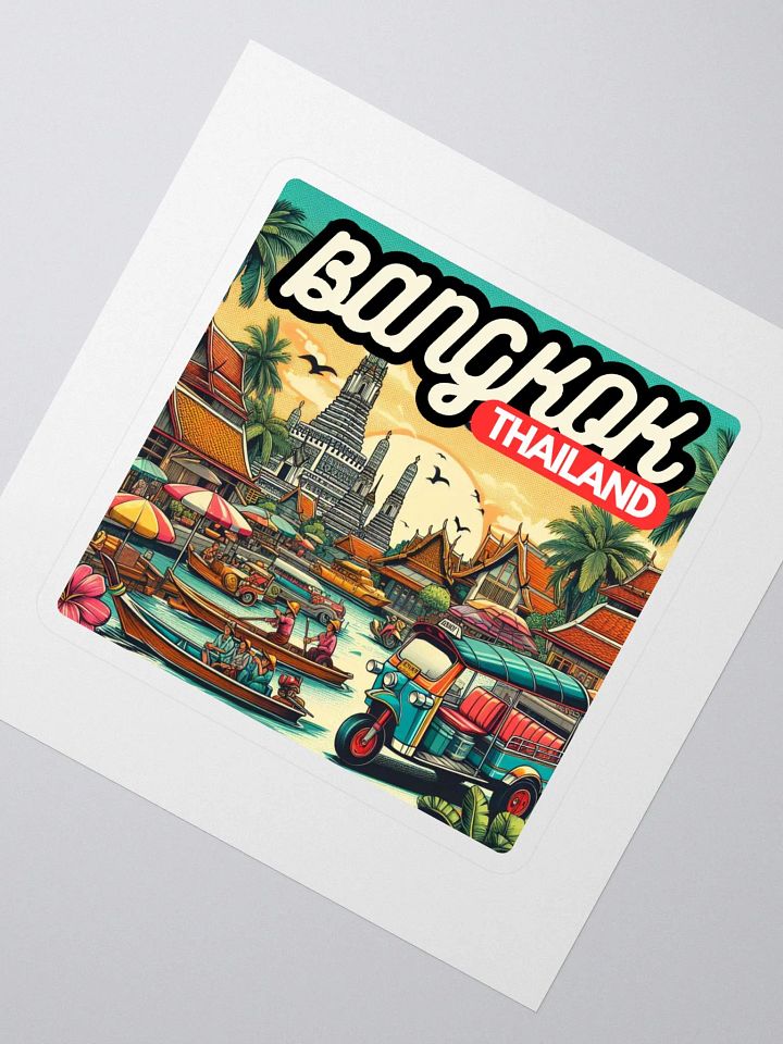 Vibrant Bangkok Kiss Cut Stickers product image (2)