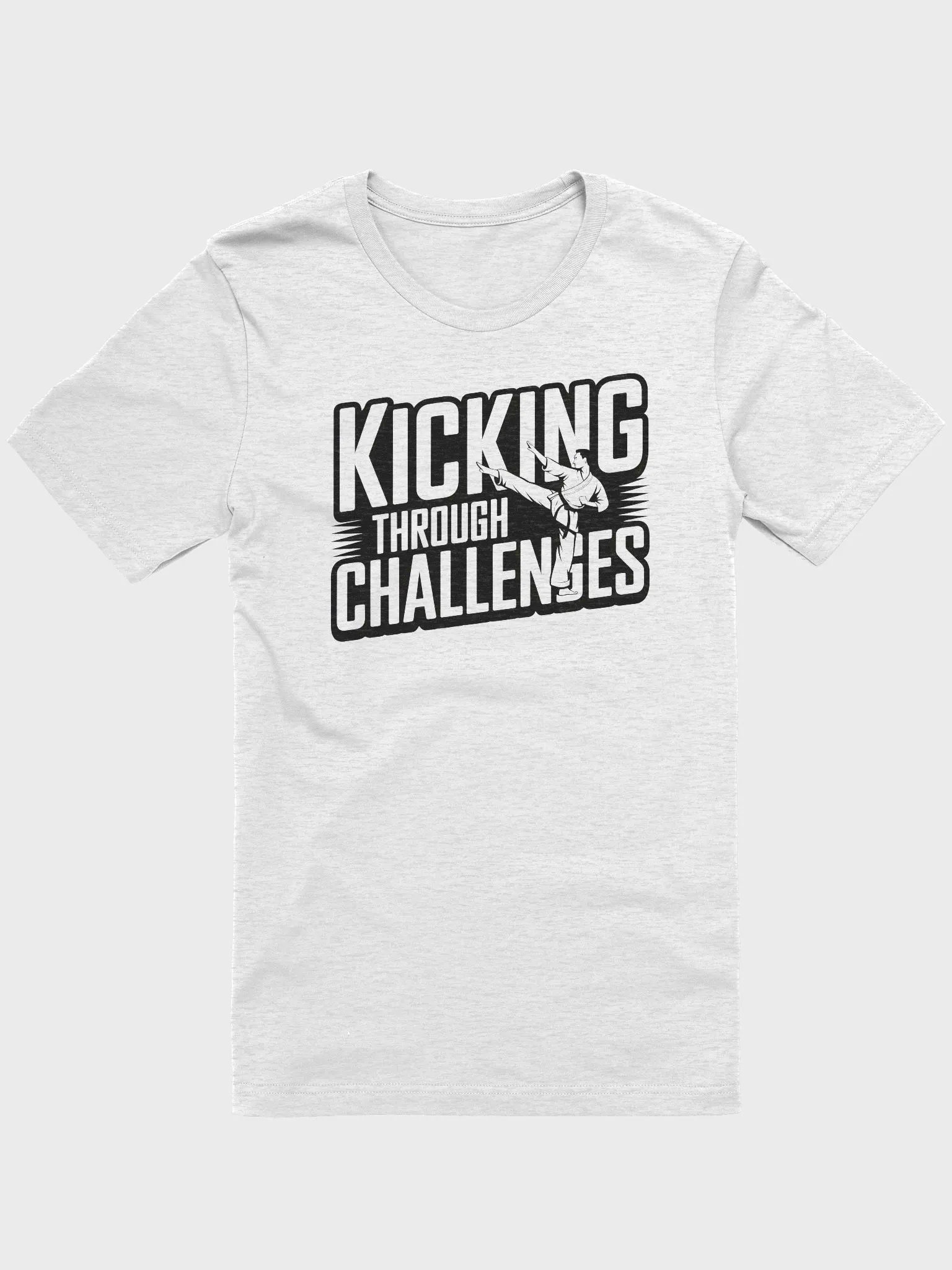 “KICKING THROUGH CHALLENGES” t-shirt product image (1)