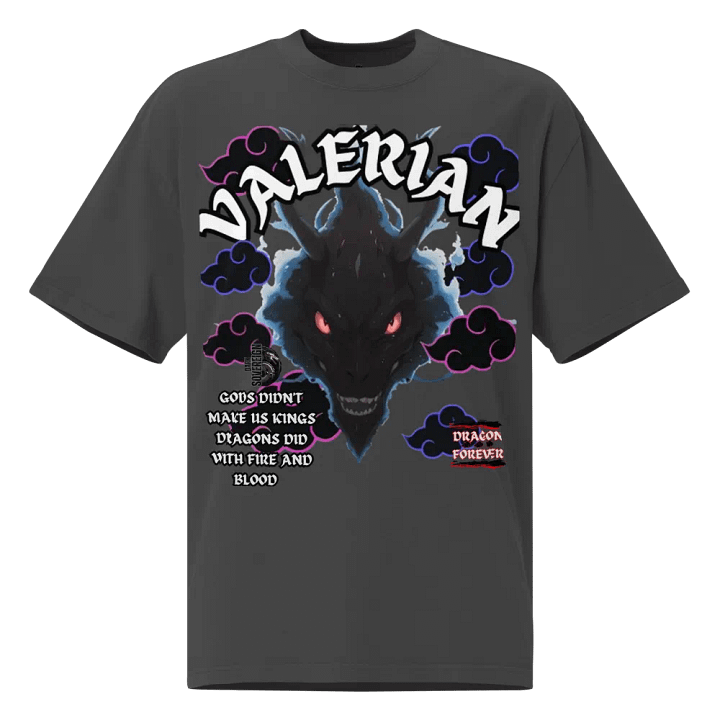 the VALERIAN oversized tee product image (1)