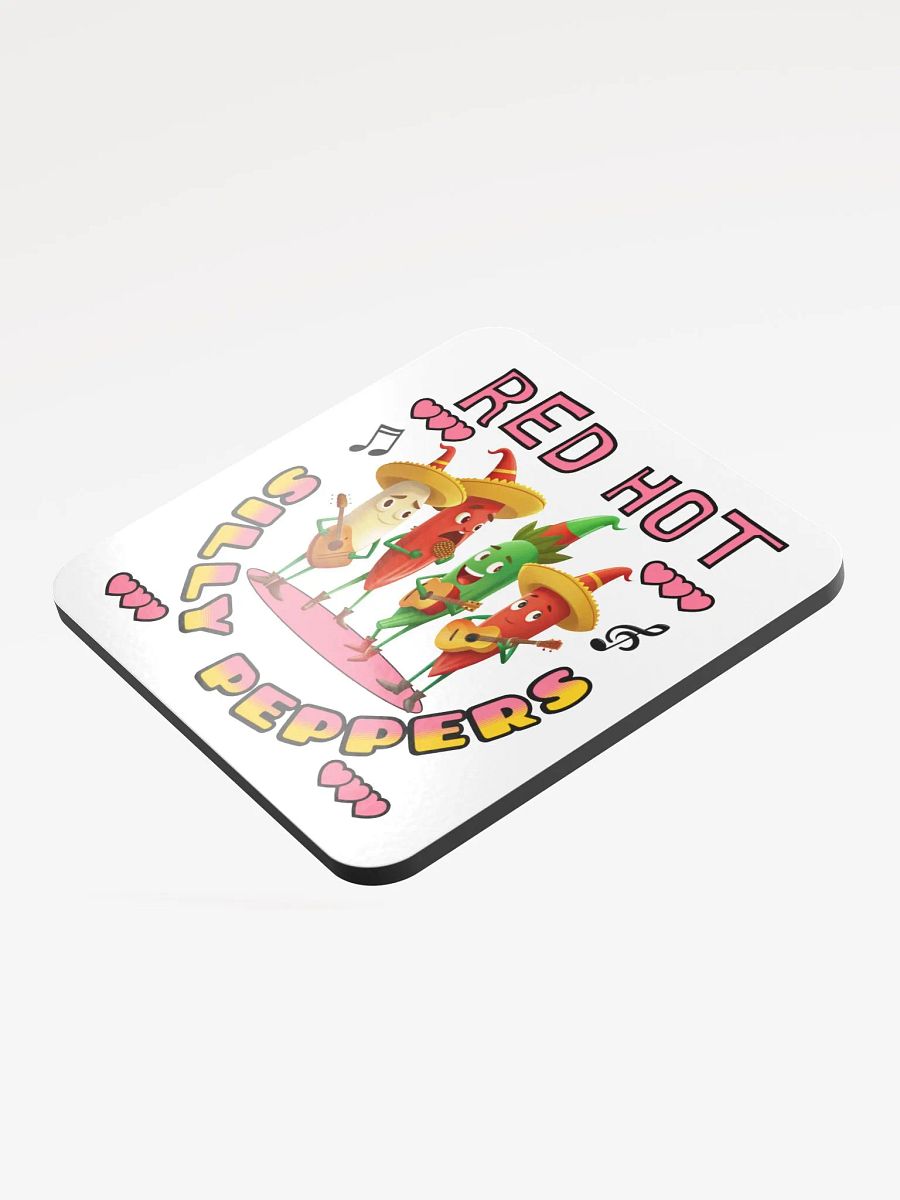 Silly Peppers Red Hot Music Cork Coaster product image (3)