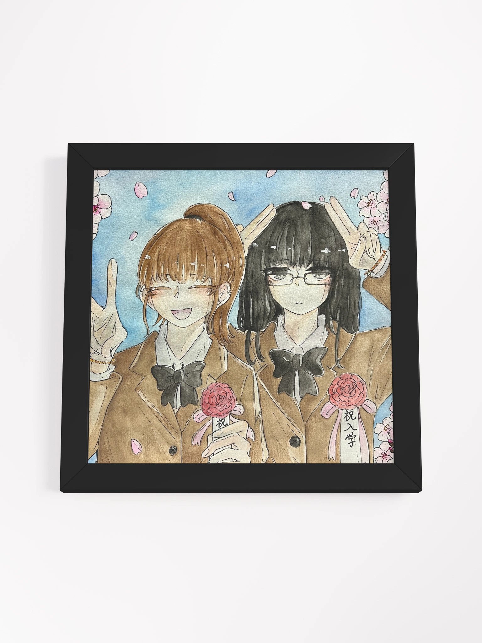 Sakura and Mutsuki - Framed Matte Poster product image (4)