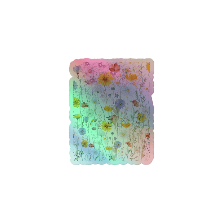 Whimsical Garden Holographic Sticker Set product image (1)