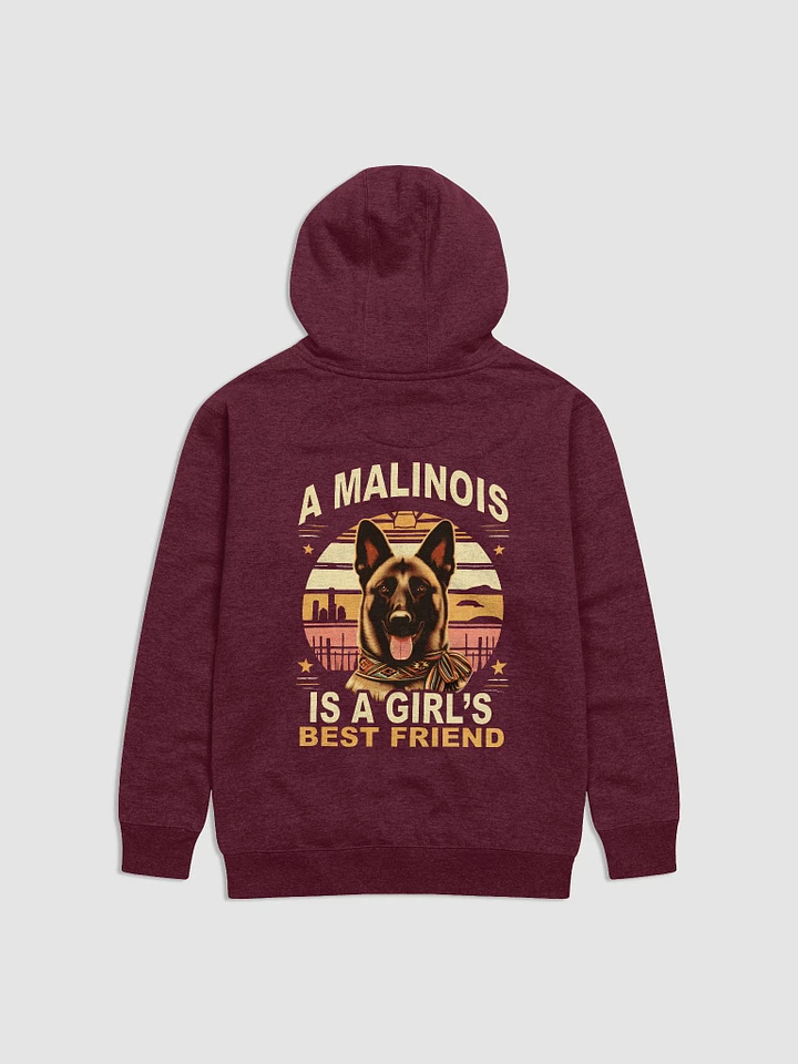 A Malinois is a Girl's Best Friend - Premium Adult Unisex Hoodie product image (8)