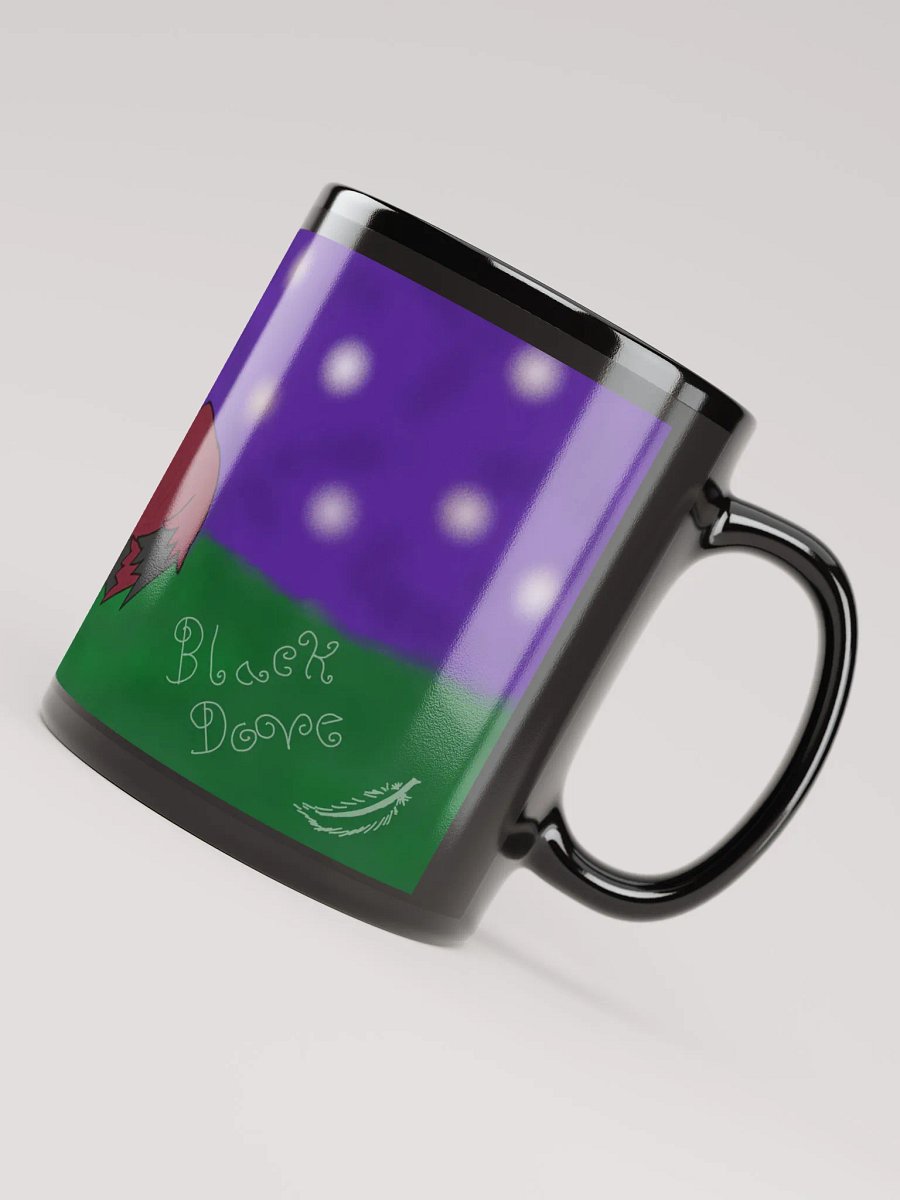 Moonlit Rest (Glossy Black Mugs) product image (4)