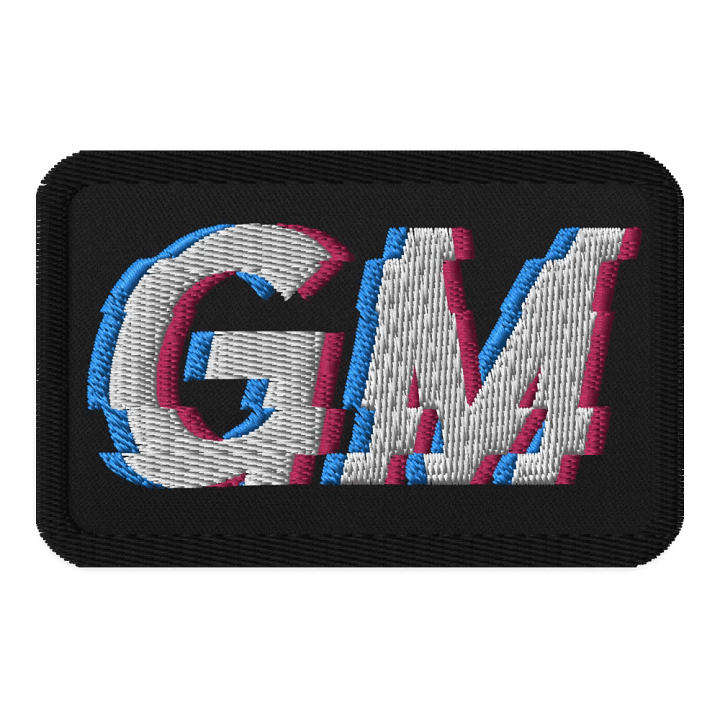 GM Black Embroidered Patch product image (1)