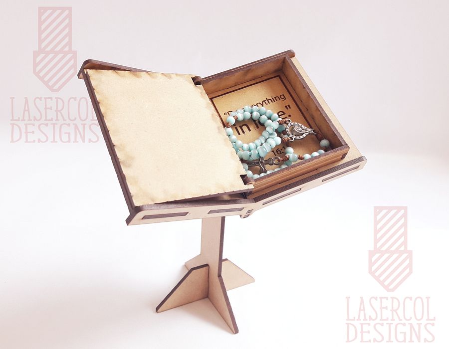 Bible Box with Stand - Laser Cut Files product image (3)