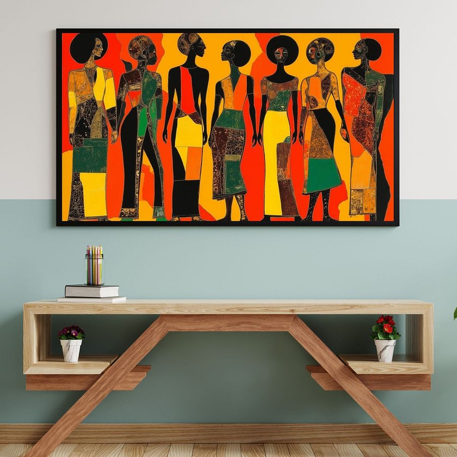 Everyday People TV Frame Art/Wallpaper Juneteenth Picture Print for Black History Art product image (2)