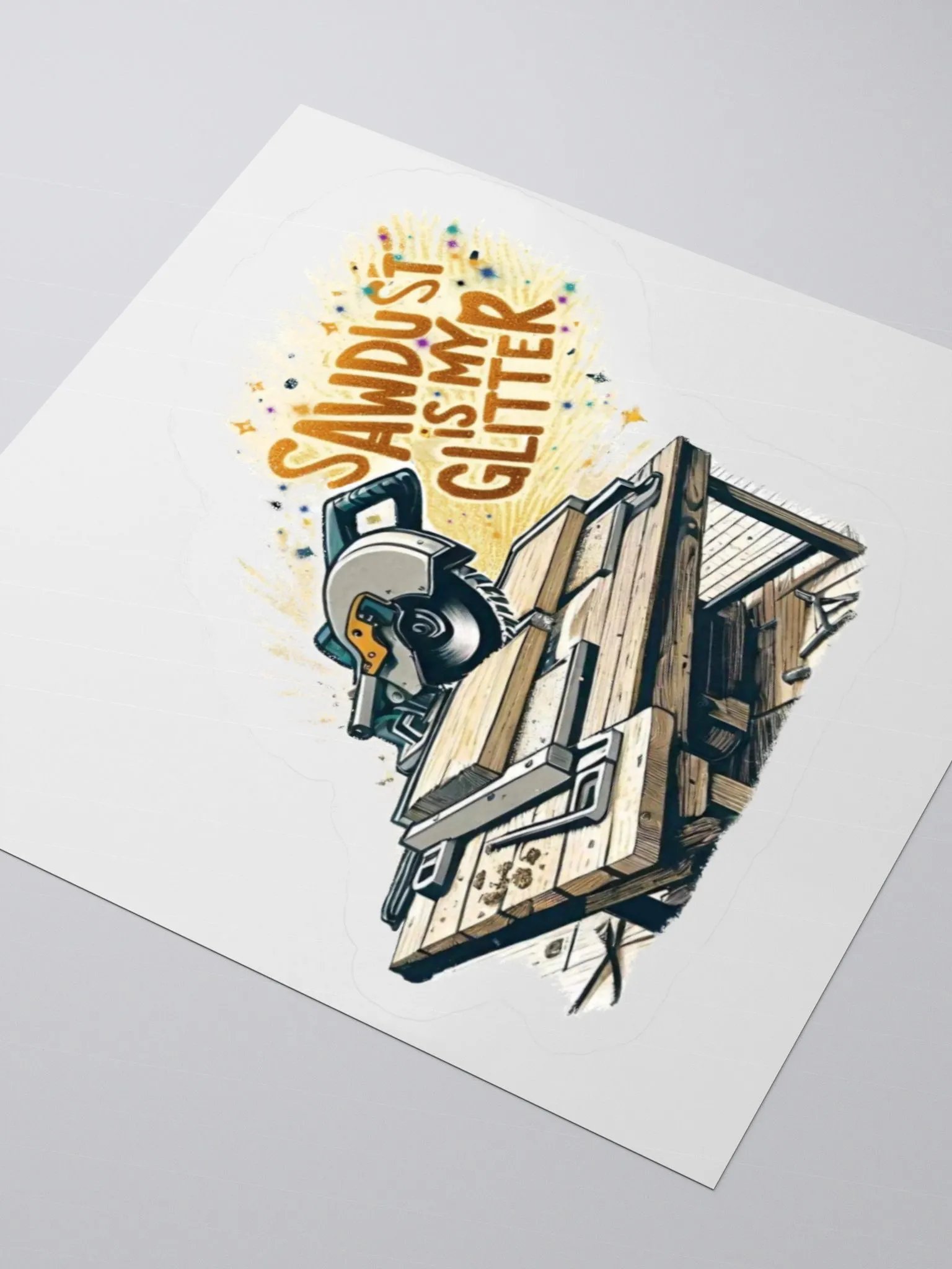Sawdust Is My Glitter - Sticker product image (3)