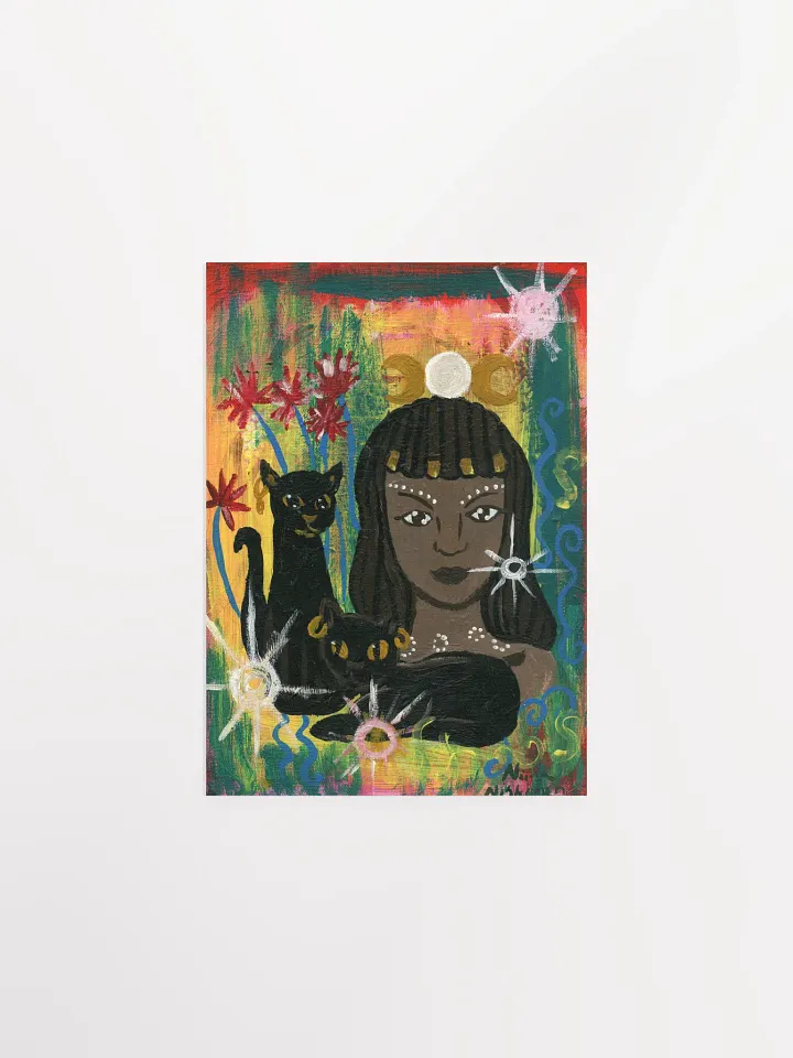 Goddess Bastet Art Print product image (1)