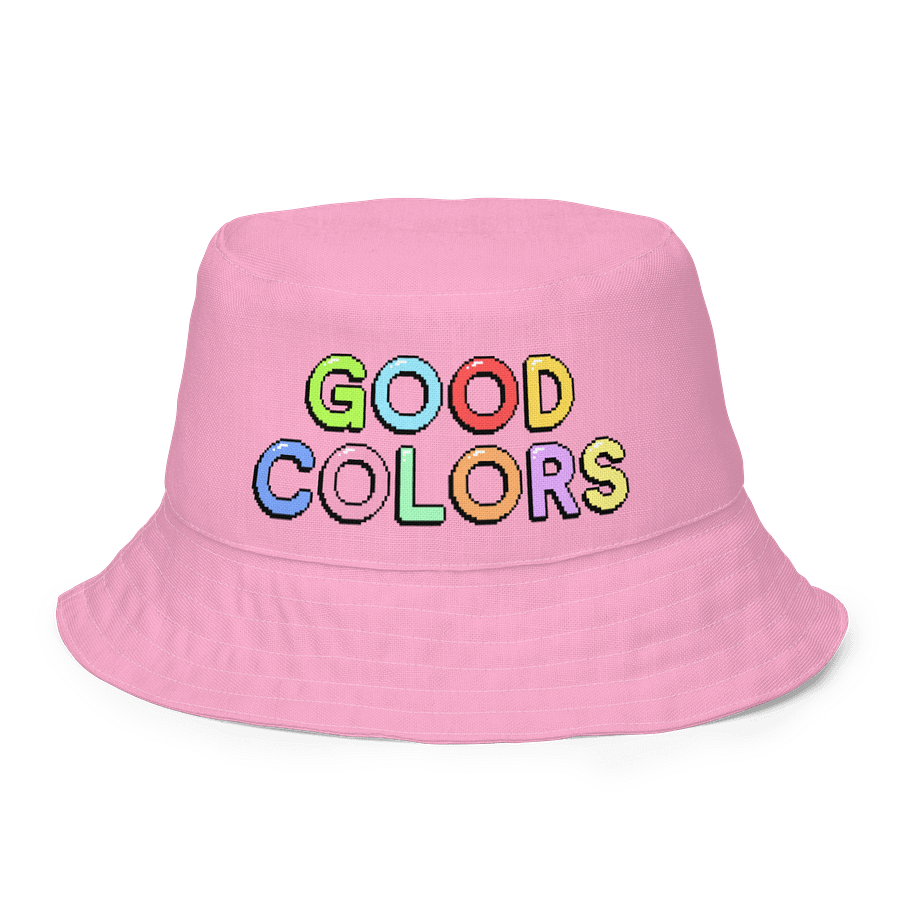 pixel pop reversable bucket hat product image (1)