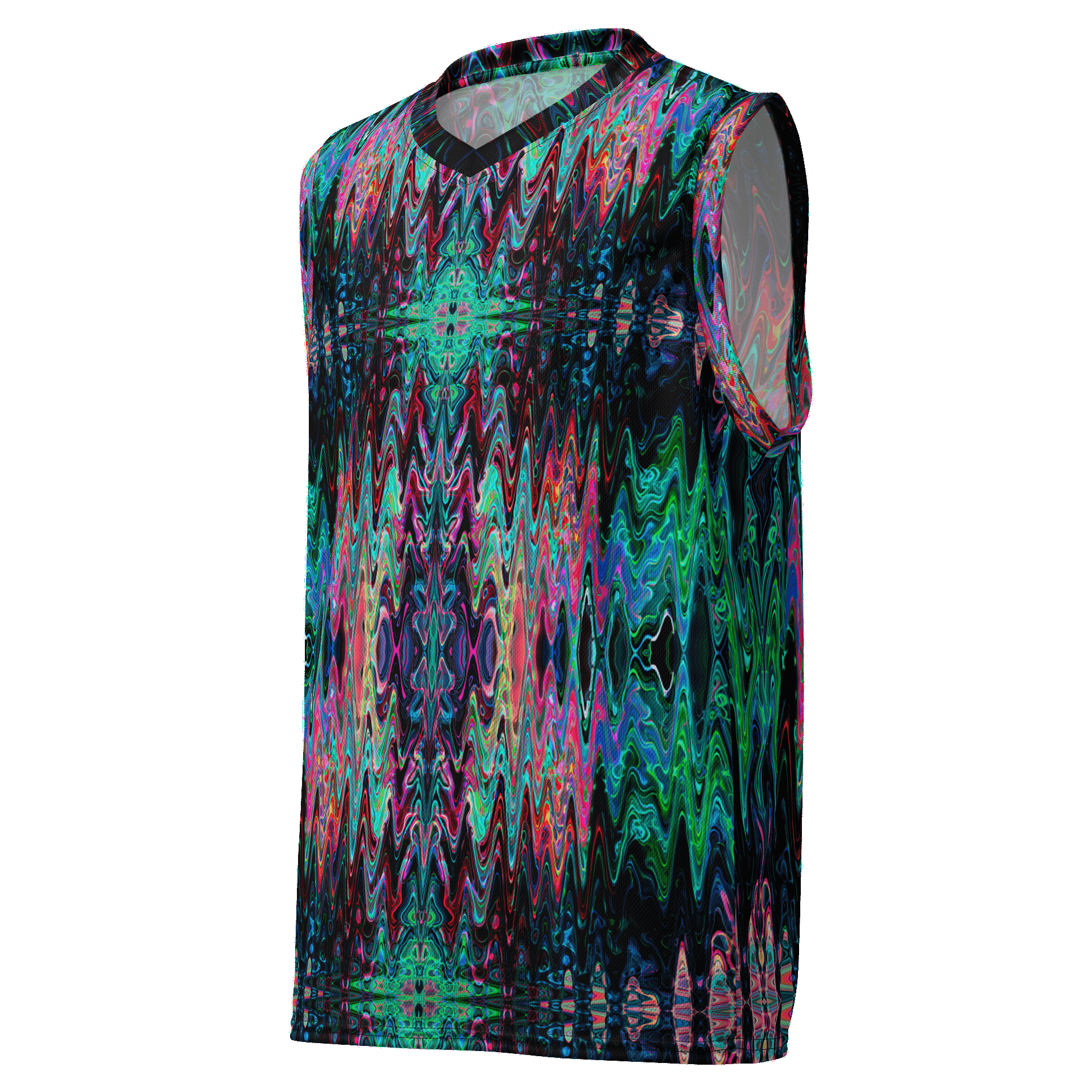 Radiant Resonance Fracture Recycled Unisex Sweatshirt product image (1)